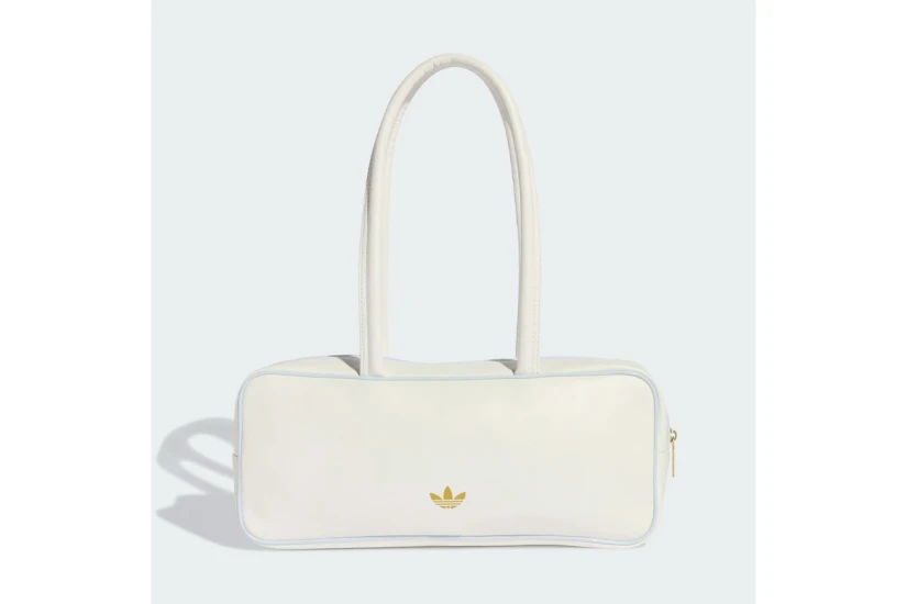 Adidas Originals Adicolor Elongated Airliner Τσάντα Ώμου-Χειρός Λευκή, Γαλάζια, Χρυσή 5,4L 