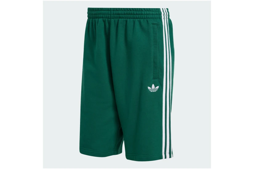 Adidas Originals 3-Stripes Ανδρική Αθλητική Βερμούδα Κυπαρισσί, Λευκή