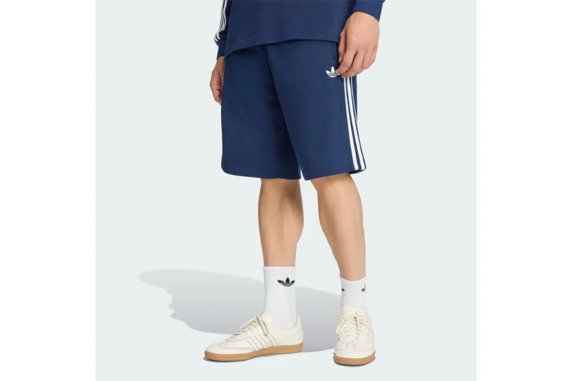 Adidas Originals 3-Stripes Ανδρική Αθλητική Βερμούδα Μπλε Σκούρο