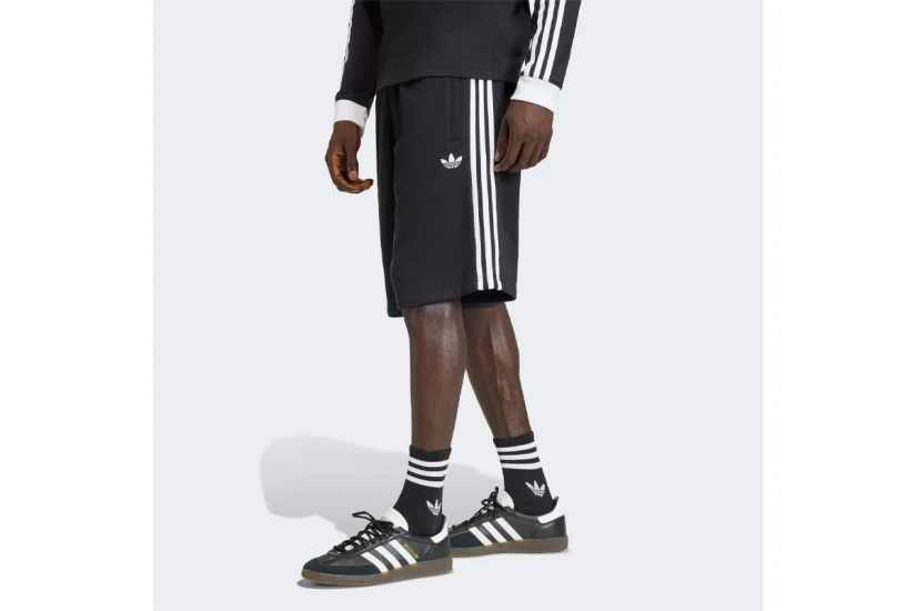 Adidas Originals 3-Stripes Ανδρική Αθλητική Βερμούδα Μαύρη