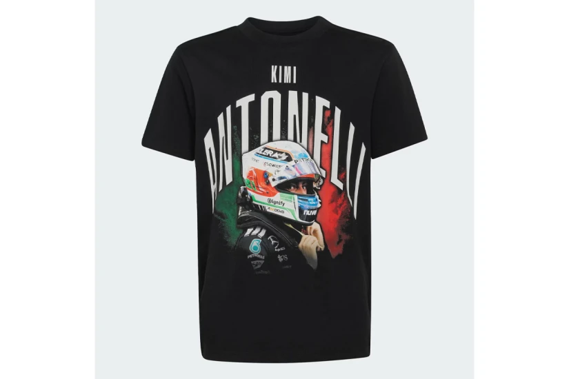 Adidas Performance Mercedes-AMG Petronas F1 Kimi Antonelli Graphic T-Shirt Μαύρο