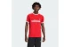 Adidas Originals 3-Stripes Slim Ringer Ανδρικό Κοντομάνικο T-Shirt Κόκκινο, Λευκό