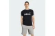 Adidas Originals 3-Stripes Slim Ringer Ανδρικό Κοντομάνικο T-Shirt Μαύρο, Λευκό