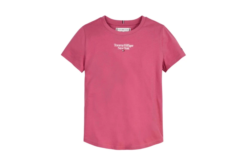 Tommy Jeans Graphic Ανδρικό Κοντομάνικο T-Shirt Ροζ