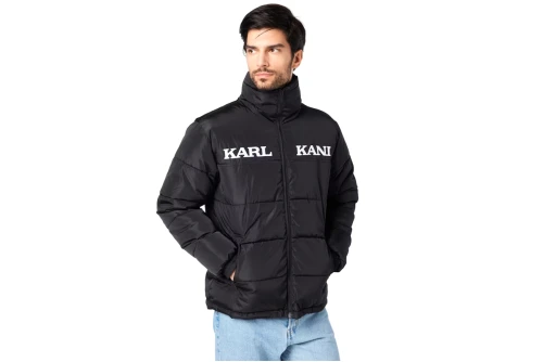 Karl Kani Retro Essential Μπουφάν Puffer Ανδρικό (KM-JK012-001-01 BLACK)