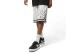 Karl Kani Small Signature Pinstripe Mesh Ανδρική Αθλητική Βερμούδα Λευκή, Μαύρη