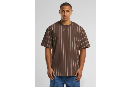 Karl Kani Small Signature Essential Pinstripe T-Shirt Ανδρικό (KM-TE021-022-15IND)