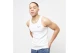 Karl Kani Chest Signature Essential Waffle Αμάνικη Μπλούζα Λευκή