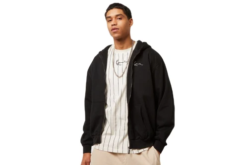 Karl Kani Chest Signature Ζακέτα Βαμβακερή Ανδρική (KM-ZH011-001-01 BLACK)