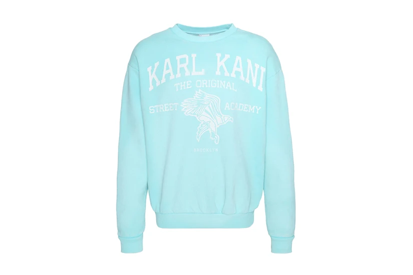 Karl Kani Street Academy Washed Ανδρική Μακρυμάνικη Μπλούζα Άκουα