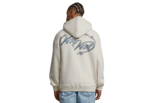 Karl Kani Authentic Star Logo Os Full Zip Ζακέτα Βαμβακερή Ανδρική (KM243-031-1 BEIGE)