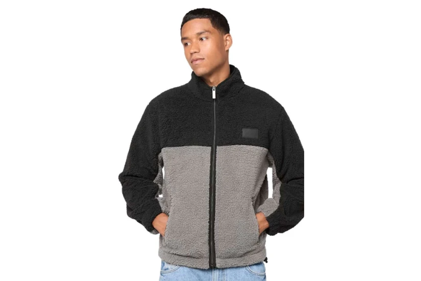 Karl Kani Signature Rubber Patch Teddy Ανδρική Ζακέτα Sherpa