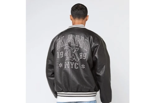 Karl Kani Western Pu Leather College Μπουφάν Δερματίνη Ανδρικό (KM253-049-1)