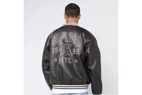 Karl Kani Western Pu Leather College Μπουφάν Δερματίνη Ανδρικό (KM253-049-1)