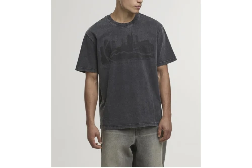 Karl Kani Signature Skyline Washed Boxy Print T-Shirt Ανδρικό (KM261-003-1)