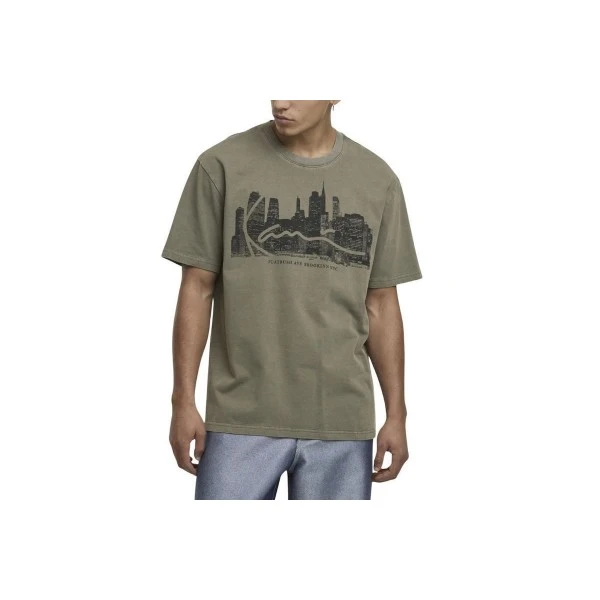Karl Kani Signature Skyline Washed Boxy Print T-Shirt Ανδρικό (KM261-003-2)
