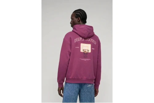 Karl Kani Signature Hoop Oversized Hoodie Ανδρικό (KM263-035-2BERRY)