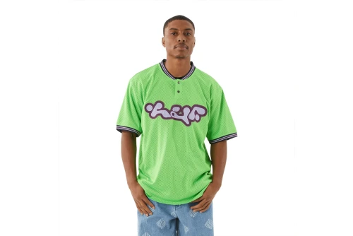 Huf Halftime Henley S-S Jers T-Shirt Ανδρικό (KN00483 CLOVER)