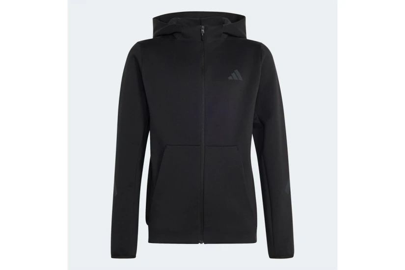 Adidas Performance Z.N.E. Παιδική Πολυεστερική Ζακέτα με Κουκούλα Μαύρη
