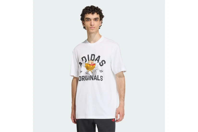 Adidas Originals Trefoil Series Character Ανδρικό Κοντομάνικο T-Shirt Λευκό