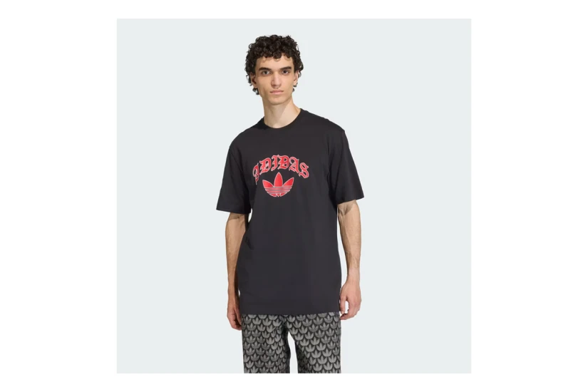 Adidas Originals Trefoil Series Ανδρικό Κοντομάνικο T-Shirt Μαύρο, Κόκκινο