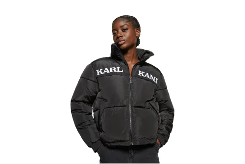Karl Kani Retro Essential Μπουφάν Puffer Γυναικείο (KW-JK012-001-01 BLACK)