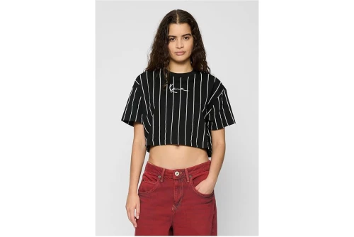 Karl Kani Small Signature Essential Crop T-Shirt Γυναικείο (KW-TE051-001-02)