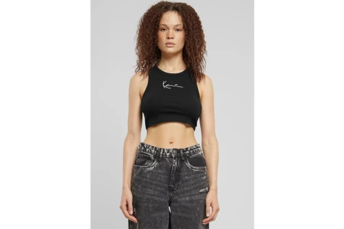 Karl Kani Small Signature Esse Crop Top Αμάνικο Γυναικείο (KW-TP011-001-01)