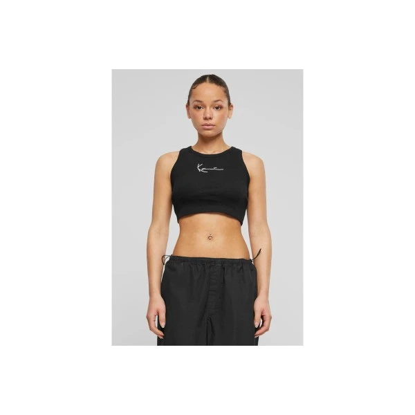 Karl Kani Small Signature Essential Crop Μπλούζα Αμάνικη Γυναικεία (KW-TP011-001-01CHN)