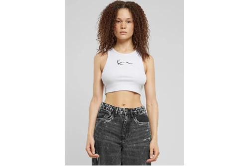 Karl Kani Small Signature Essential Crop Top Αμάνικο Γυναικείο (KW-TP011-002-01)