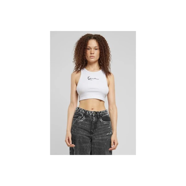 Karl Kani Small Signature Essential Crop Μπλούζα Αμάνικη Γυναικεία (KW-TP011-002-01CHN)
