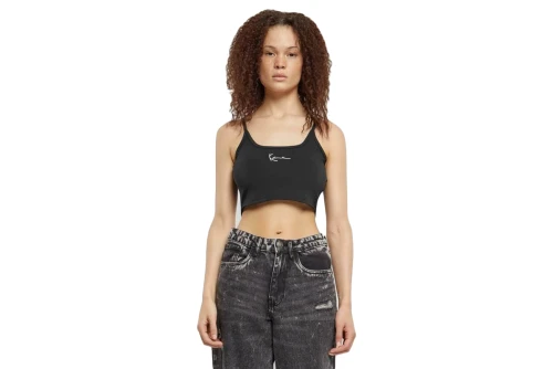 Karl Kani W Small Signature Essential Crop Top Αμάνικο Γυναικείο (KW-TP021-001-01)