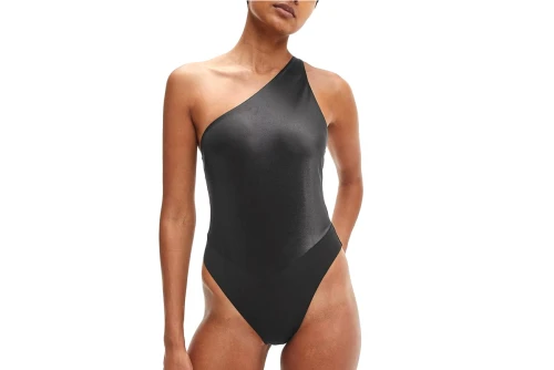 Calvin Klein One Shoulder One Piece Μαγιό Ολόσωμο Γυναικείο (KW0KW01646 BEH)