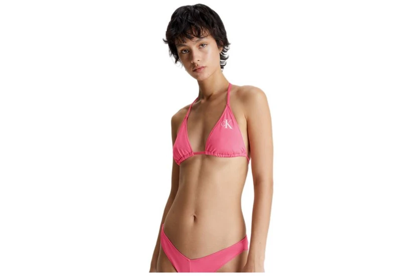 Calvin Klein Triangle-Rp Γυναικείο Μαγιό Bikini Top Φούξια