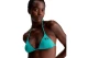 Calvin Klein Monogram Triangle Γυναικείο Μαγιό Bikini Top Τυρκουάζ