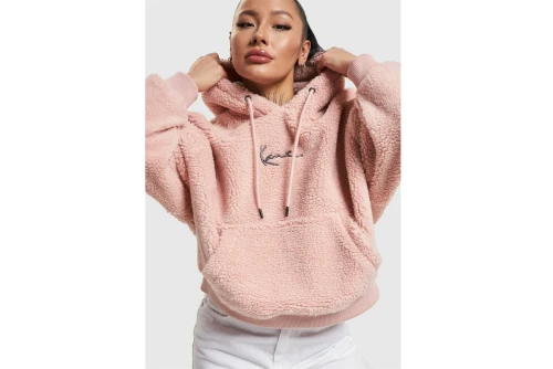Karl Kani Metal Signature Teddy Os Hoodie Γυναικείο (KW243-040-1)
