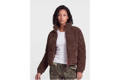 Karl Kani Og K Corduroy Μπουφάν Puffer Γυναικείο (KW263-009-2)