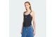 Adidas Originals Double Layered Γυναικεία Αμάνικη Μπλούζα Μαύρη