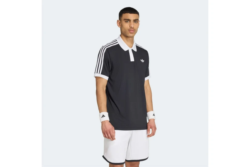 Adidas Originals Classics Ανδρικό Κοντομάνικο Polo T-Shirt Μαύρο, Λευκό