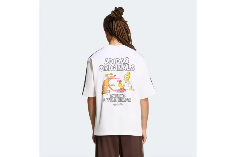 Adidas Originals Disney Little Santas Helper Graphic Ανδρικό Κοντομάνικο T-Shirt Λευκό, Διάφορα Χρώματα