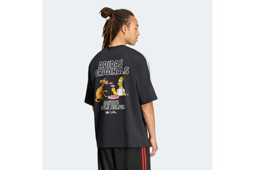 Adidas Originals Disney Little Santas Helper Graphic Ανδρικό Κοντομάνικο T-Shirt Μαύρο, Διάφορα Χρώματα