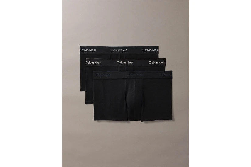 Calvin Klein Icon Cotton Stretch Low Rise Ανδρικά Μποξεράκια 3-Τεμάχια