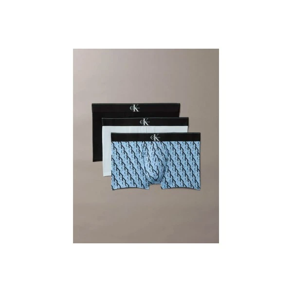 Calvin Klein Graphic Monogram Εσώρουχο Boxer 3-Τεμάχια (LV00NB4472 53Q)