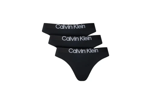 Calvin Klein Maximum Cotton Εσώρουχο String 3-Τεμάχια (LV00QD5397 UB1)