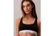 Calvin Klein Icon Cotton Modal Unlined Γυναικείο Bralette Μαύρο, Λευκό