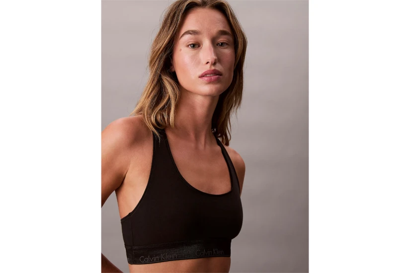 Calvin Klein Unlined Icon Γυναικείο Bralette Μαύρο