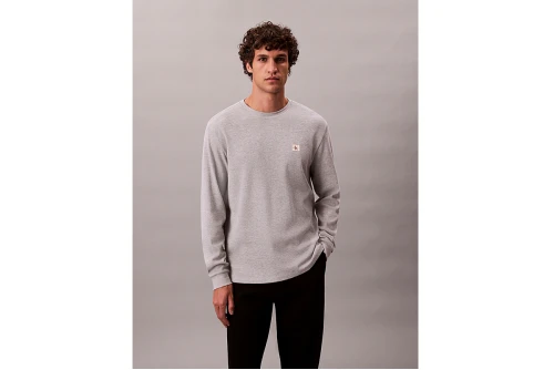 Calvin Klein Waffle Μπλούζα Με Λαιμόκοψη Ανδρική (LV040EM217 P79)