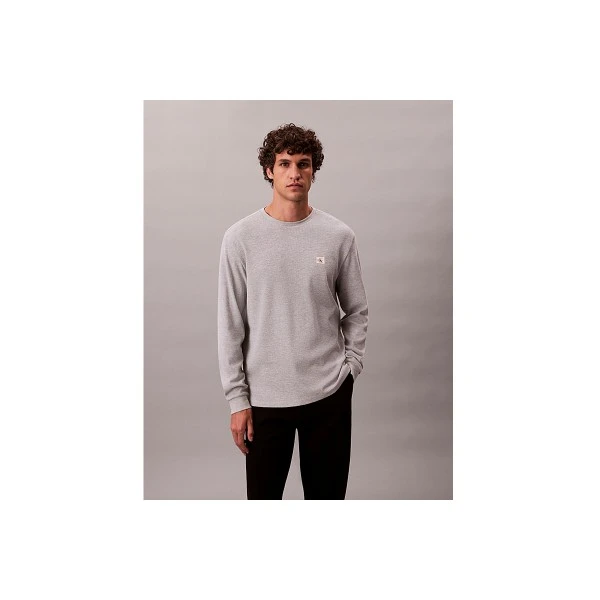 Calvin Klein Waffle Μπλούζα Με Λαιμόκοψη Ανδρική (LV040EM217 P79)