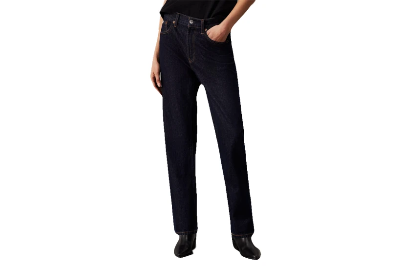 Calvin Klein Γυναικείο Τζιν Παντελόνι Μπλε Σκούρο