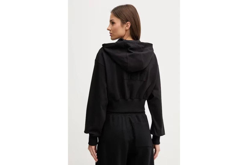 Calvin Klein Γυναικεία Ζακέτα με Κουκούλα Μαύρη